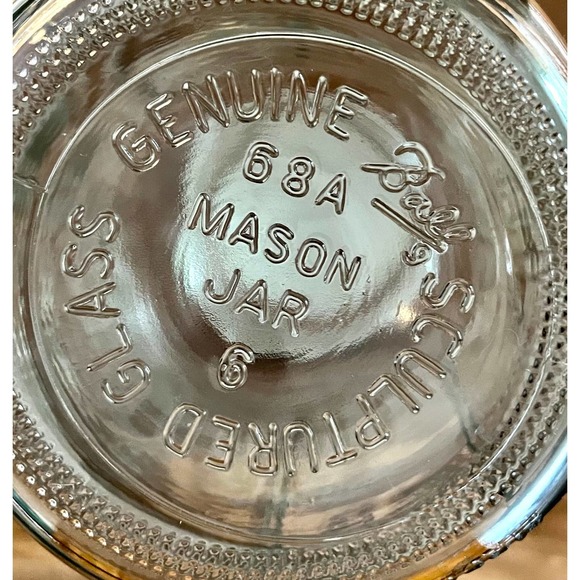 Vintage Ball Clear Half Gallon Glass Mason Jar with Twist on Lid - Picture 9 of 10
